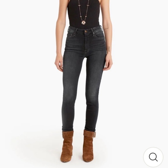 MOTHER Denim - Mother Denim High Waisted Looker Skinny Jeans Coffee Tea or Me Size 26